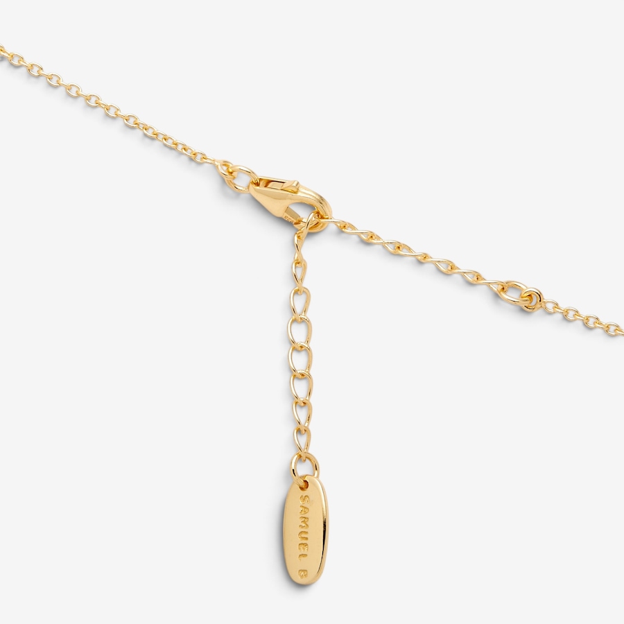 Image 131487_ALTMORE2.jpg, Product 131-487 / Price $199.99, Samuel B. Collection Sterling Silver/18K Yellow Gold Plate Heart Shape Multi Gemstone Necklace from Samuel B. Collection on TSC.ca's Jewellery department