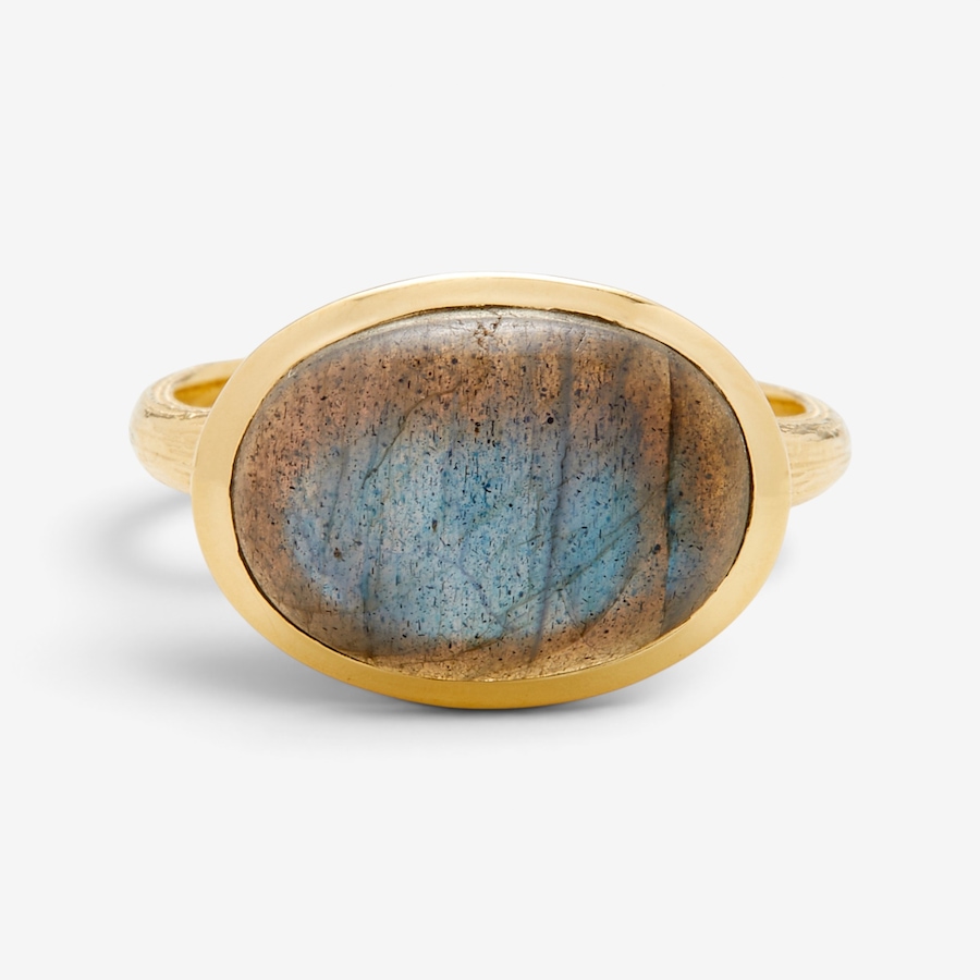 Image 131488.jpg, Product 131-488 / Price $169.99, Samuel B. Collection Sterling Silver/18K Yellow Gold Plate Labradorite Ring from Samuel B. Collection on TSC.ca's Jewellery department