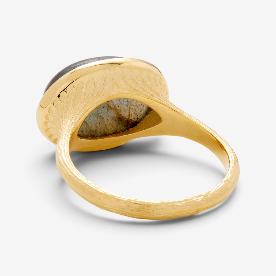 Image 131488_ALTMORE1.jpg, Product 131-488 / Price $169.99, Samuel B. Collection Sterling Silver/18K Yellow Gold Plate Labradorite Ring from Samuel B. Collection on TSC.ca's Jewellery department