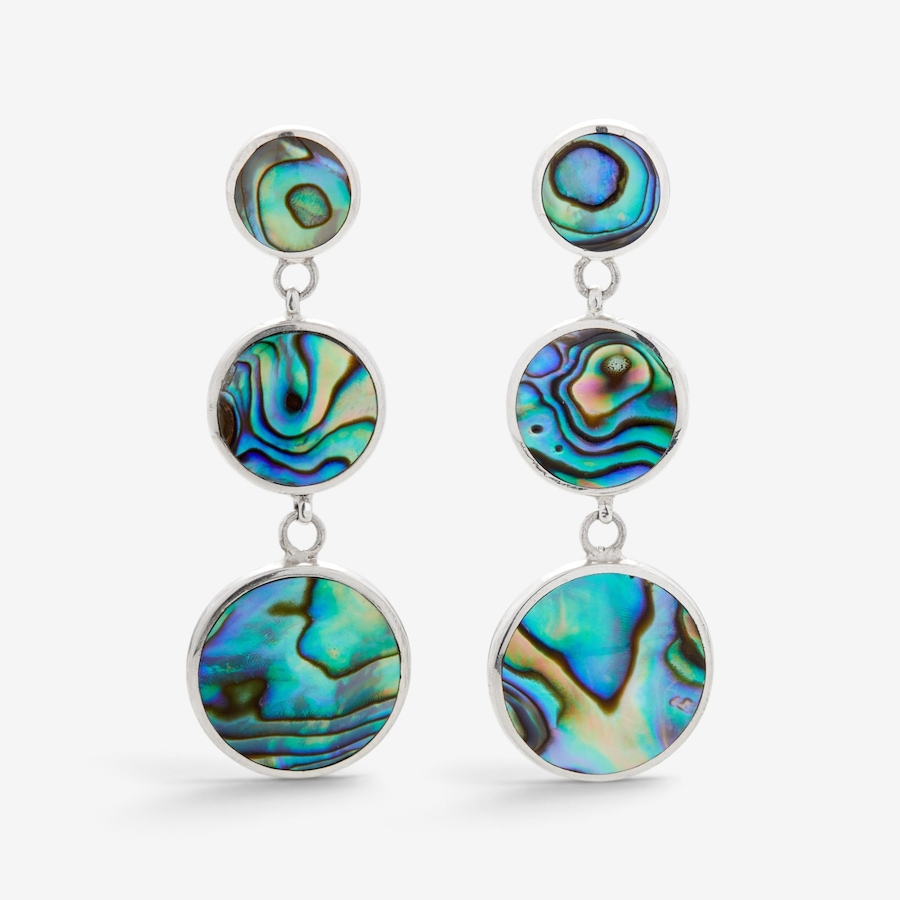 Image 131491.jpg, Product 131-491 / Price $129.99, Samuel B. Collection Sterling Silver Abalone Drop Earrings from Samuel B. Collection on TSC.ca's Jewellery department