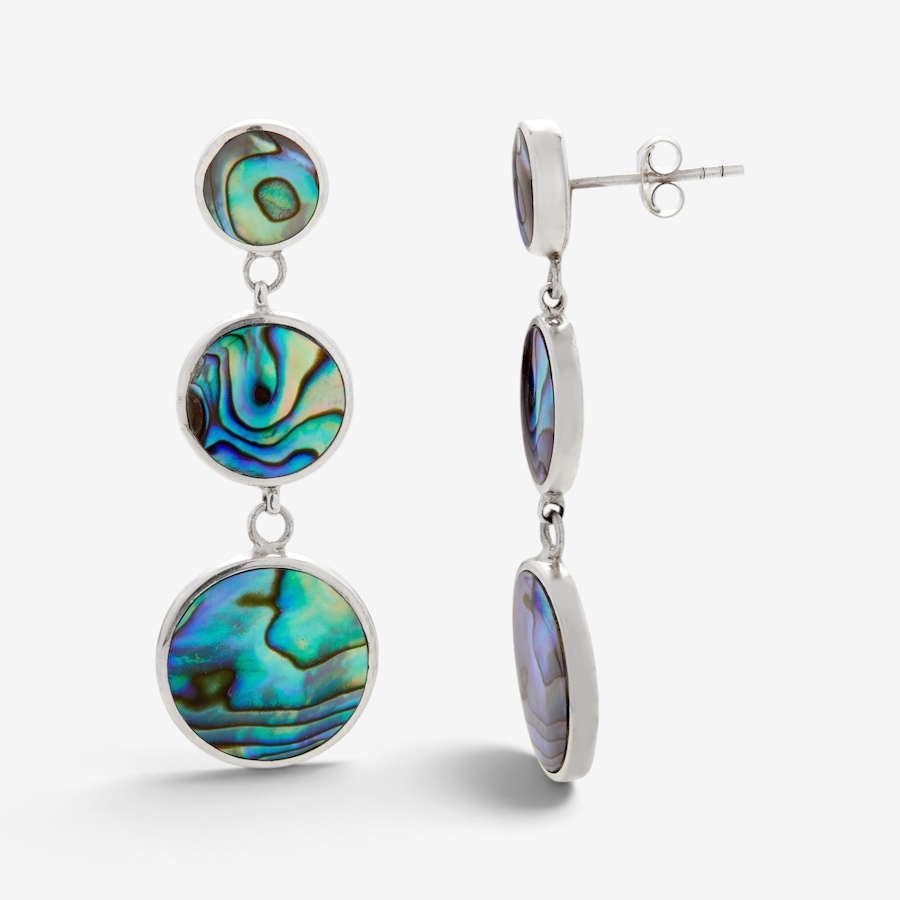 Image 131491_ALTMORE1.jpg, Product 131-491 / Price $129.99, Samuel B. Collection Sterling Silver Abalone Drop Earrings from Samuel B. Collection on TSC.ca's Jewellery department