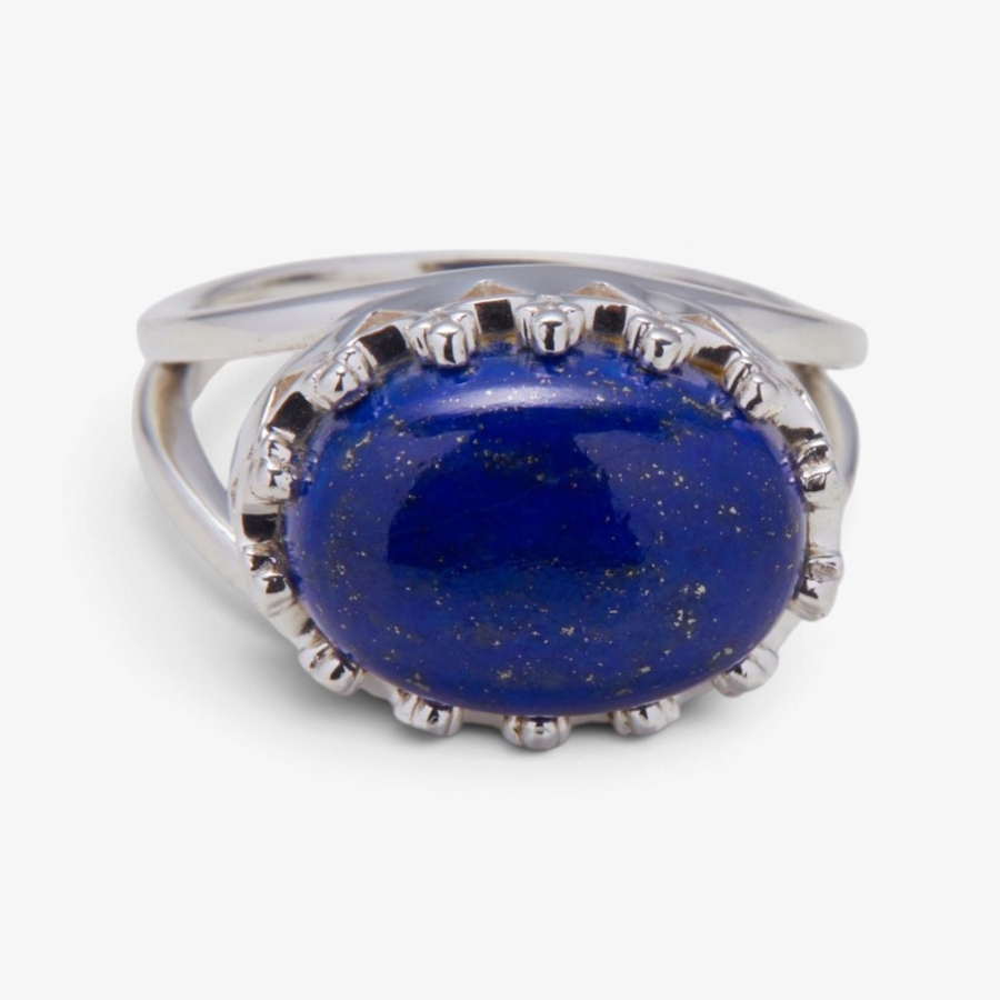 Image 131570_LAP.jpg, Product 131-570 / Price $129.99, Himalayan Gems Sterling Silver Oval Gemstone Ring from Himalayan Gems on TSC.ca's Jewellery department