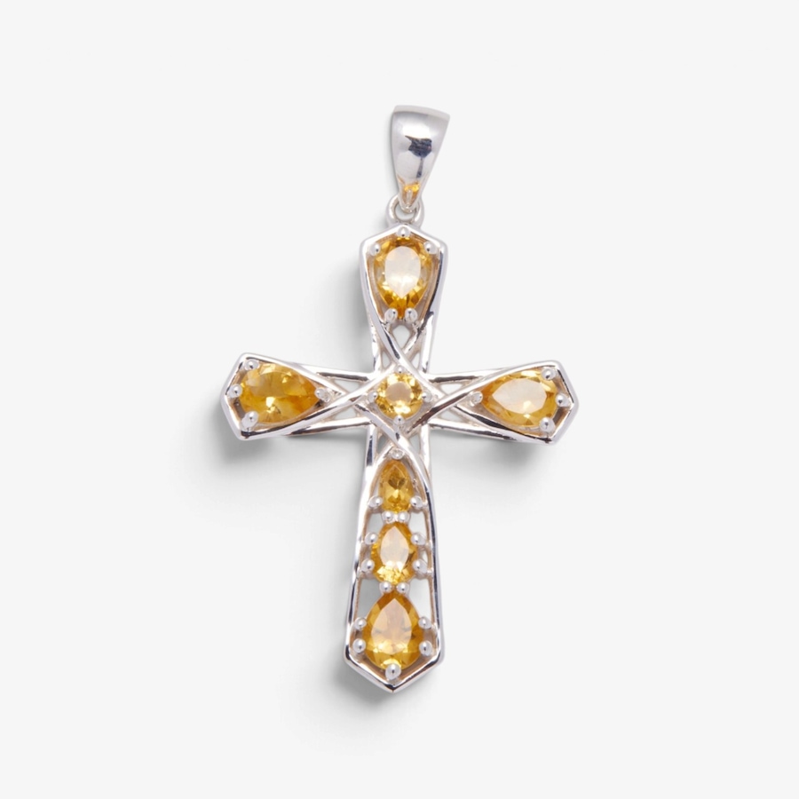 Image 131571_CIT.jpg, Product 131-571 / Price $159.99, Himalayan Gems Sterling Silver Gemstone Cross Pendant from Himalayan Gems on TSC.ca's Jewellery department