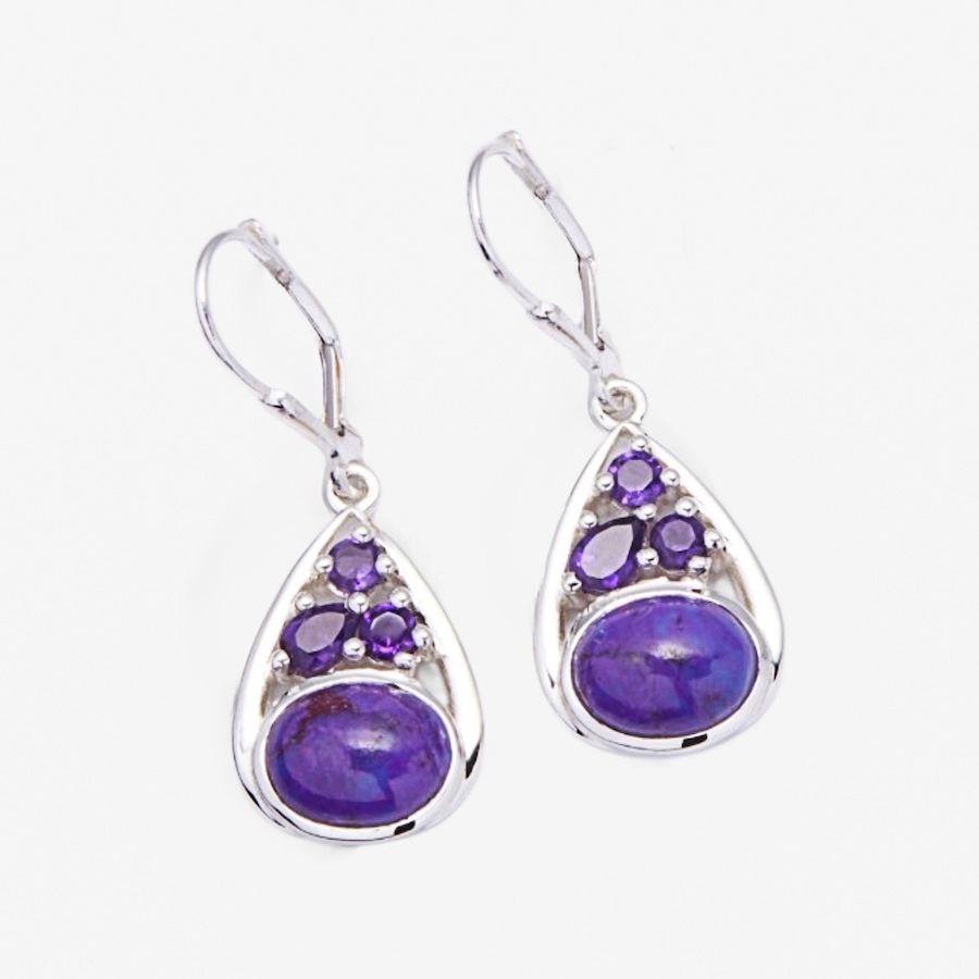 Image 131572_PHTA.jpg, Product 131-572 / Price $159.99, Himalayan Gems Sterling Silver Gemstone Leverback Earrings from Himalayan Gems on TSC.ca's Jewellery department