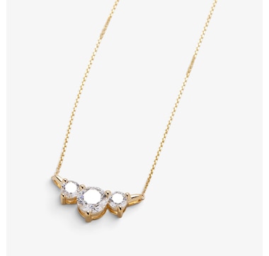EVERA Diamonds 10K Yellow Gold 2.00ctw Diamond Necklace
