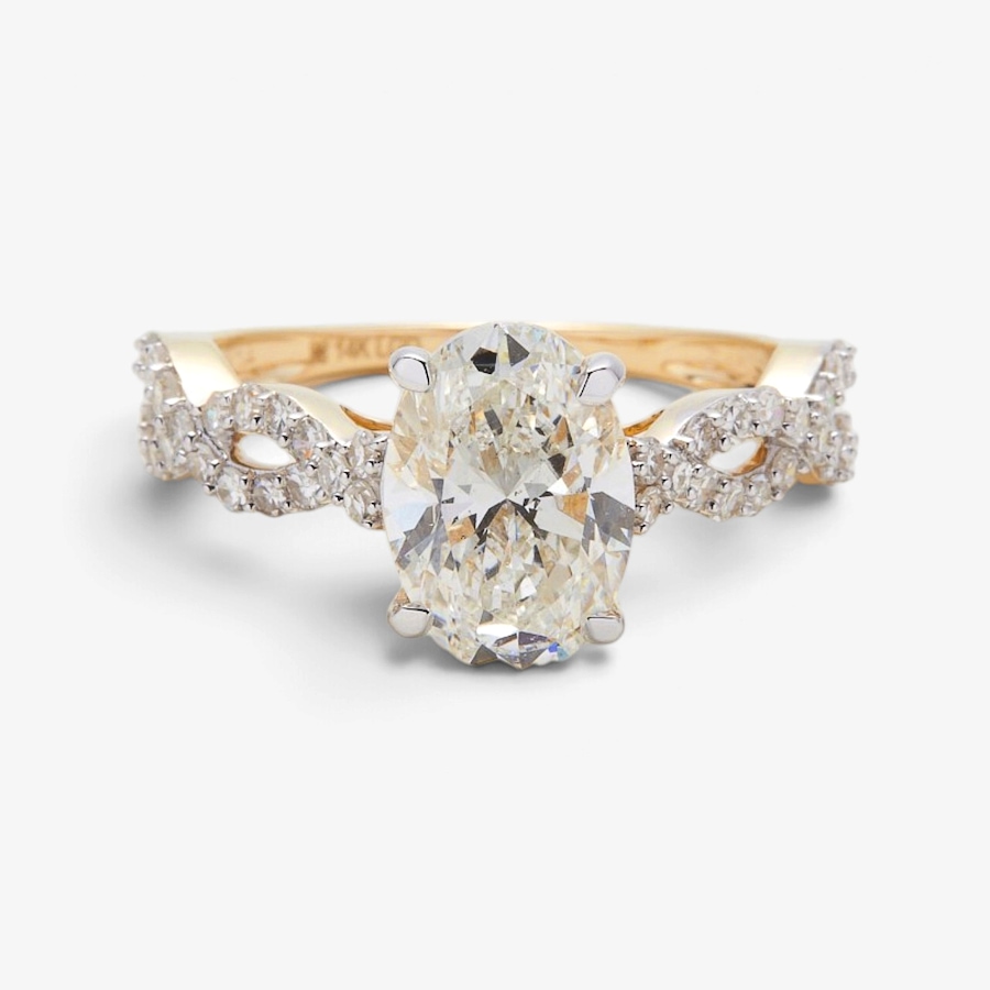 Image 131611.jpg, Product 131-611 / Price $1,499.99, EVERA Diamonds 14K Gold 3.00ctw Diamond Twisted Ring from Evera Diamonds on TSC.ca's Jewellery department
