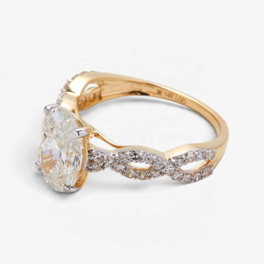 Image 131611_ALTMORE1.jpg, Product 131-611 / Price $1,499.99, EVERA Diamonds 14K Gold 3.00ctw Diamond Twisted Ring from Evera Diamonds on TSC.ca's Jewellery department