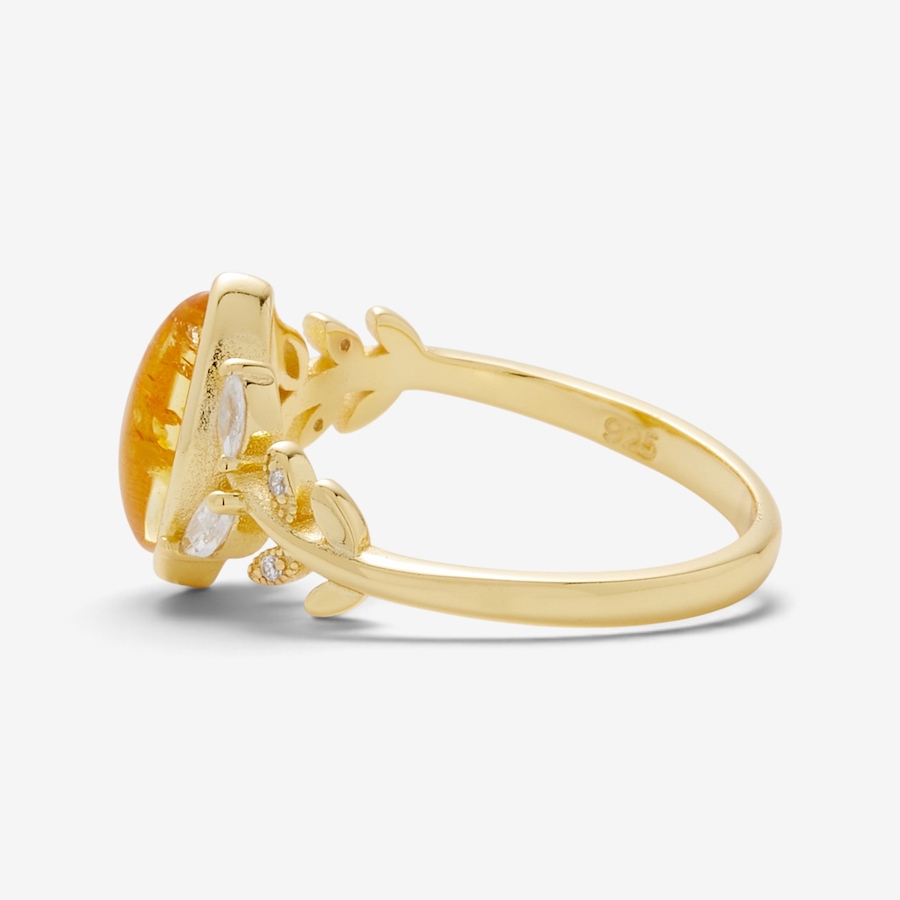 Image 131616_ALTMORE2.jpg, Product 131-616 / Price $39.99, Amber Extraordinaire Sterling Silver Marquise Shape Amber Ring from Amber Extraordinaire on TSC.ca's Jewellery department