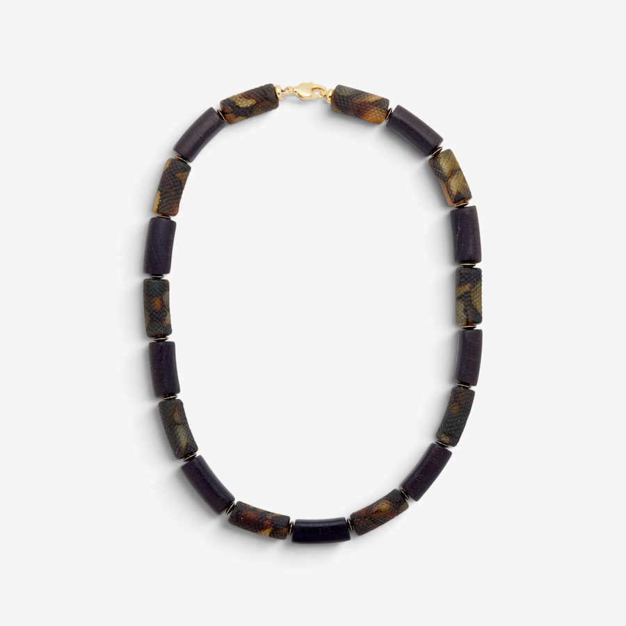 Image 131694_ALTMORE1.jpg, Product 131-694 / Price $749.99, Amber Extraordinaire Artisan Collection Sterling Silver Petrified Black Oak & Amber Necklace from Amber Extraordinaire on TSC.ca's Jewellery department