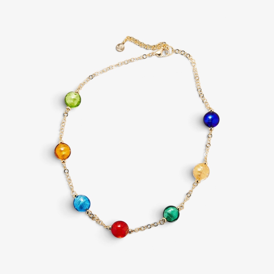 Image 131703_MTI.jpg, Product 131-703 / Price $129.99, Il Murano Di Francesca Brass/18K Yellow Gold Plate Glass Colour Necklace from Il Murano Di Francesca on TSC.ca's Jewellery department