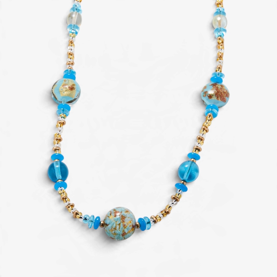 Image 131710_ALTMORE1.jpg, Product 131-710 / Price $169.99, Il Murano Di Francesca Sterling Silver/18K Yellow Gold Plate Murano Glass Necklace from Il Murano Di Francesca on TSC.ca's Jewellery department