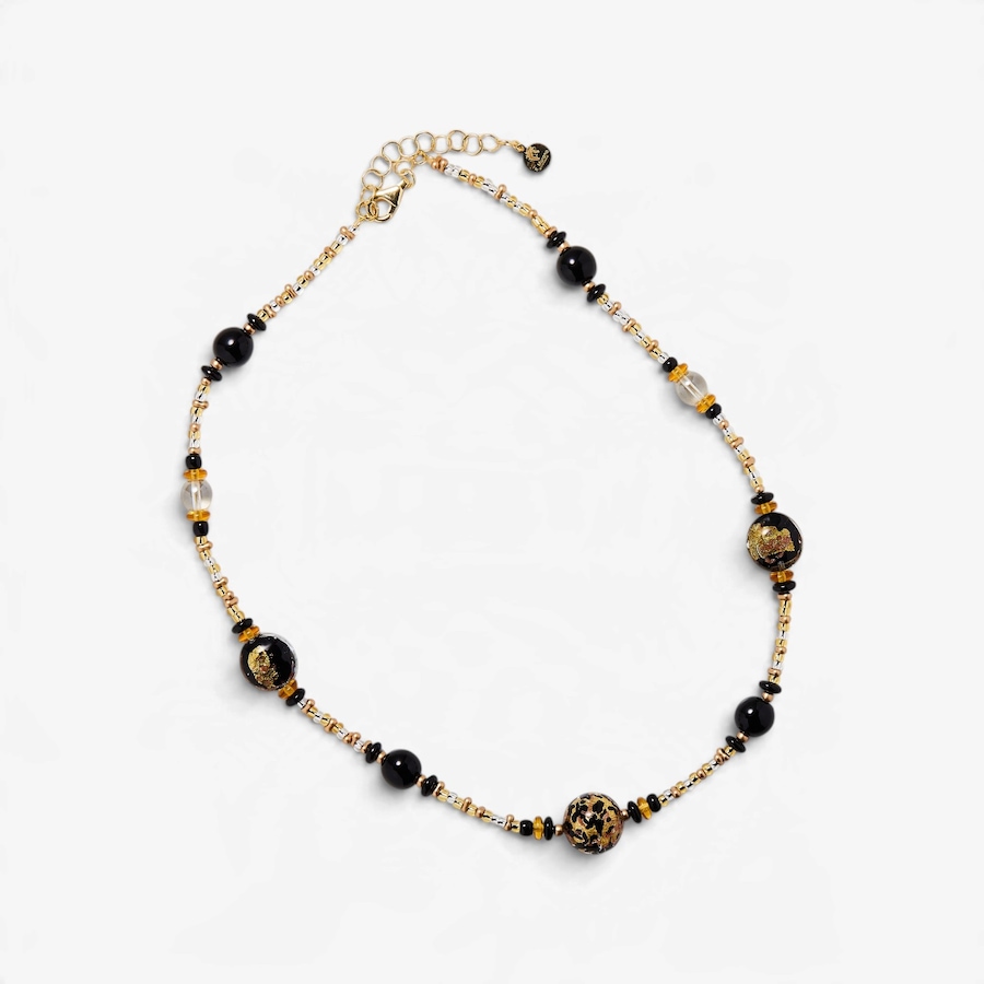 Image 131710_BLK.jpg, Product 131-710 / Price $169.99, Il Murano Di Francesca Sterling Silver/18K Yellow Gold Plate Murano Glass Necklace from Il Murano Di Francesca on TSC.ca's Jewellery department