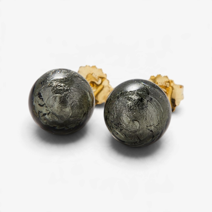Image 131719_GME.jpg, Product 131-719 / Price $59.99, Il Murano Di Francesca Sterling Silver/18K Yellow Gold Plate Murano Glass 10mm Stud Earrings from Il Murano Di Francesca on TSC.ca's Jewellery department