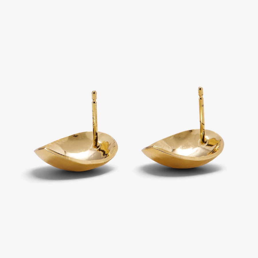 Image 131734_ALTMORE1.jpg, Product 131-734 / Price $89.99, Etrusca Gioielli 18K Yellow Gold Plate Button Hammered Earrings from Etrusca Jewellery on TSC.ca's Jewellery department