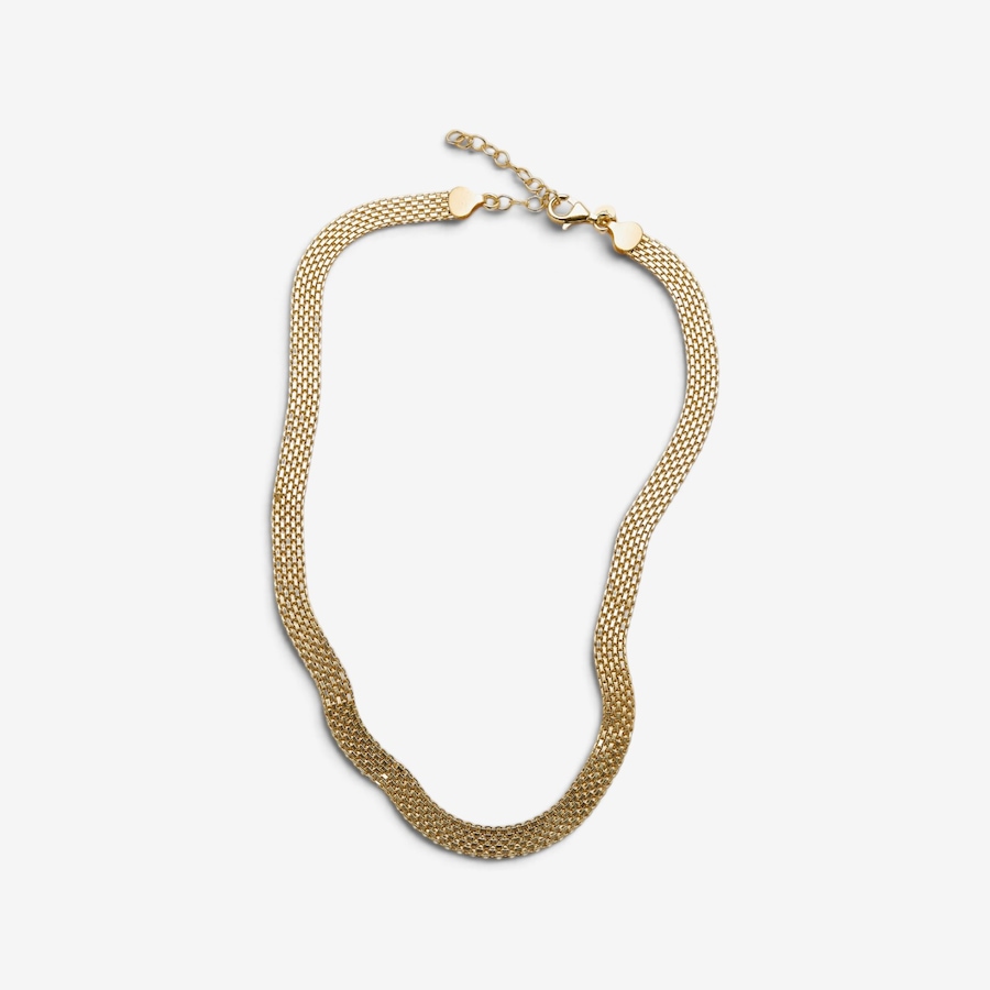Image 131834_ALTMORE1.jpg, Product 131-834 / Price $279.99, Silver Gallery Sterling Silver Wide Bismark Mesh Link Necklace from Silver Gallery on TSC.ca's Jewellery department