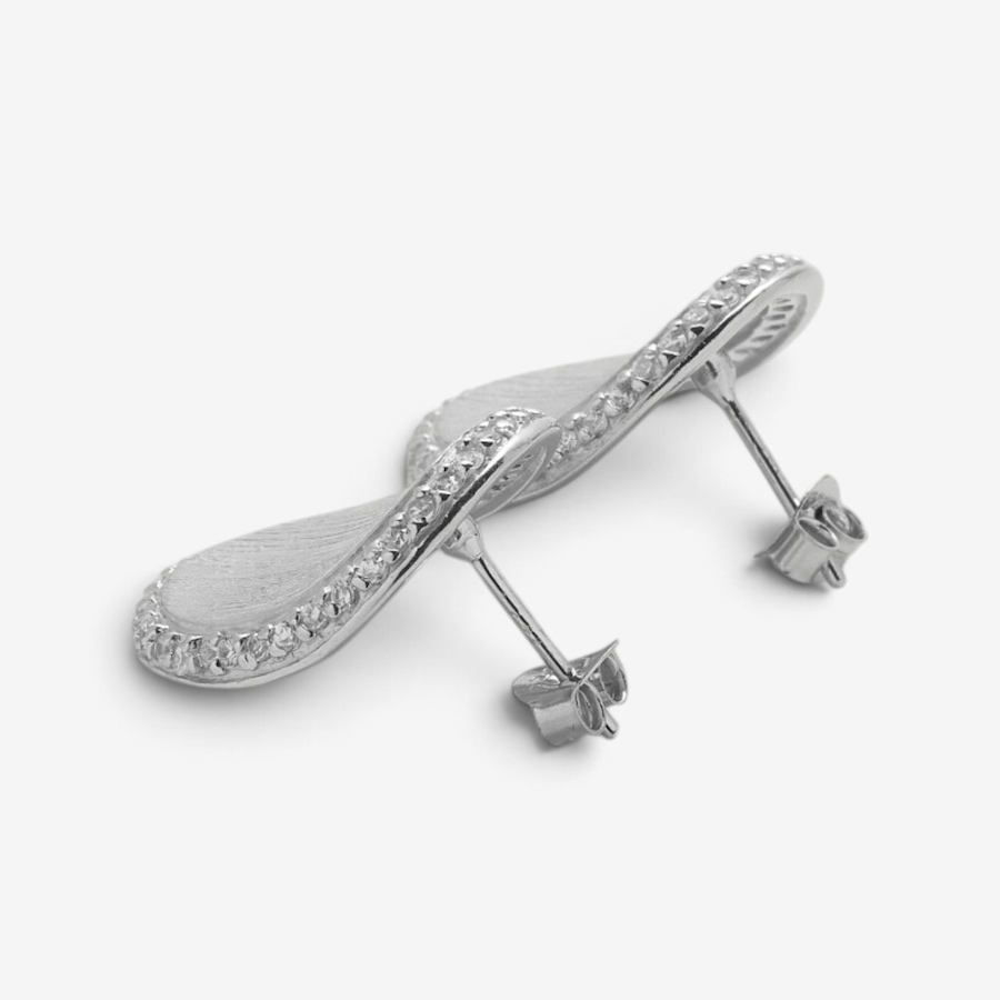 Image 131844_ALTMORE1.jpg, Product 131-844 / Price $99.99, Silver Gallery Sterling Silver Cubic Zirconia Disc Earrings from Silver Gallery on TSC.ca's Jewellery department