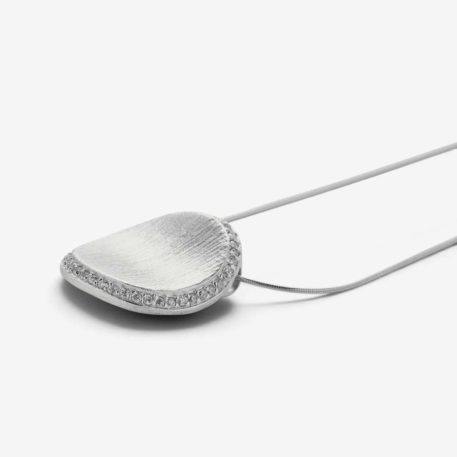 Image 131845_ALTMORE2.jpg, Product 131-845 / Price $129.99, Silver Gallery Sterling Silver Cubic Zirconia Disc Pendant With Chain from Silver Gallery on TSC.ca's Jewellery department