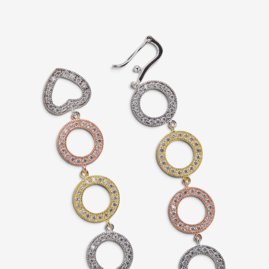 Image 131846_ALTMORE1.jpg, Product 131-846 / Price $169.99, Silver Gallery Sterling Silver Tri Colour Cubic Zirconia Bracelet from Silver Gallery on TSC.ca's Jewellery department