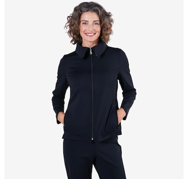 Mr. Max New Nova Stretch Zip Front Jacket
