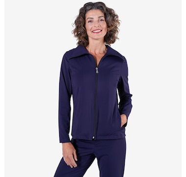 Mr. Max New Nova Stretch Zip Front Jacket