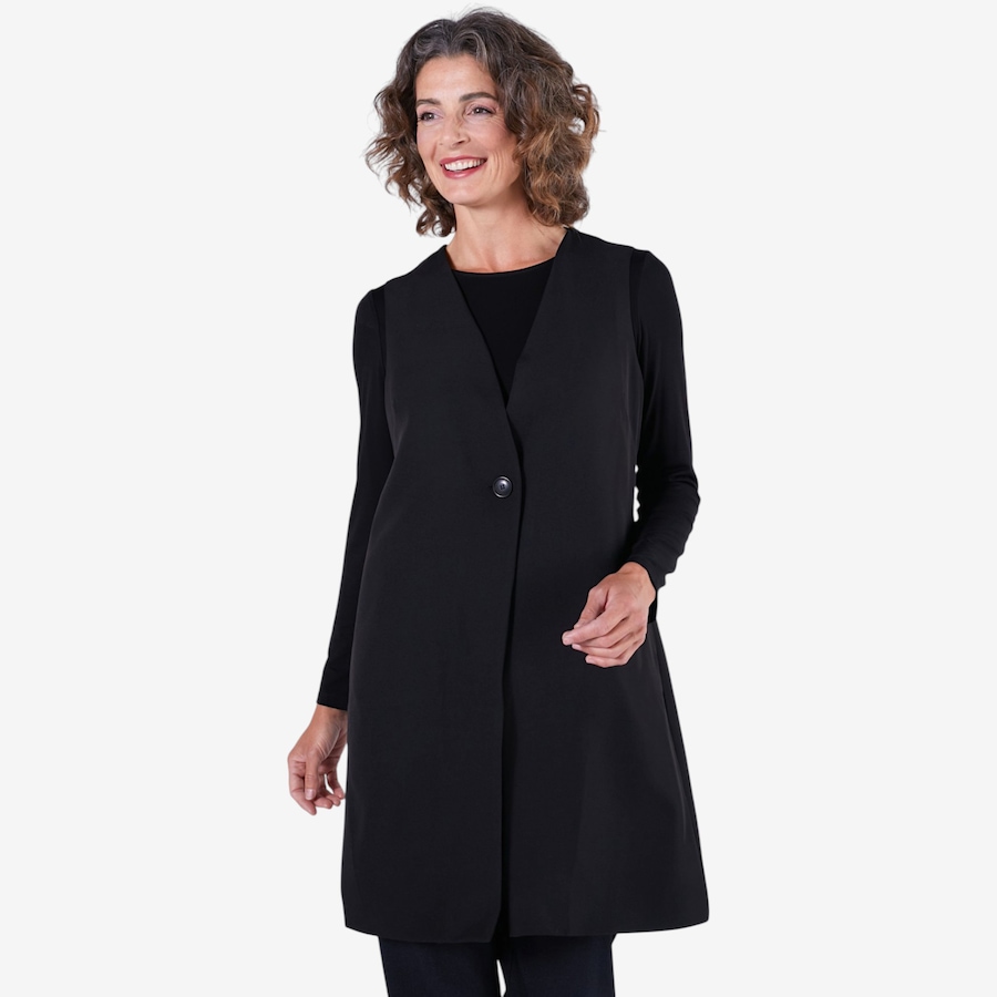 Image 133891_BLK.jpg, Product 133-891 / Price $89.99, Mr. Max Elana Long Vest from Mr. Max on TSC.ca's Fashion department