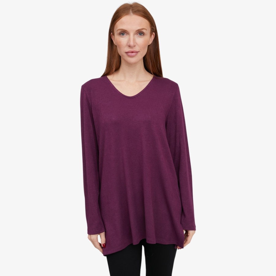 Image 133902_ABG.jpg, Product 133-902 / Price $49.99, Mr. Max Super Soft V Neck Cloud Knit Kimberly Top from Mr. Max on TSC.ca's Fashion department