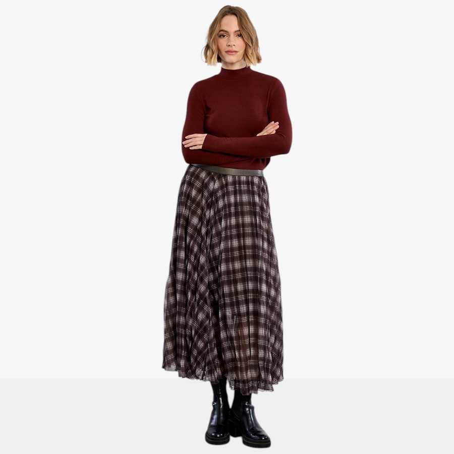 Image 134101_ALTMORE5.jpg, Product 134-101 / Price $108.00, Molly Bracken Plaid Maxi Skirt from Molly Bracken on TSC.ca's Fashion department