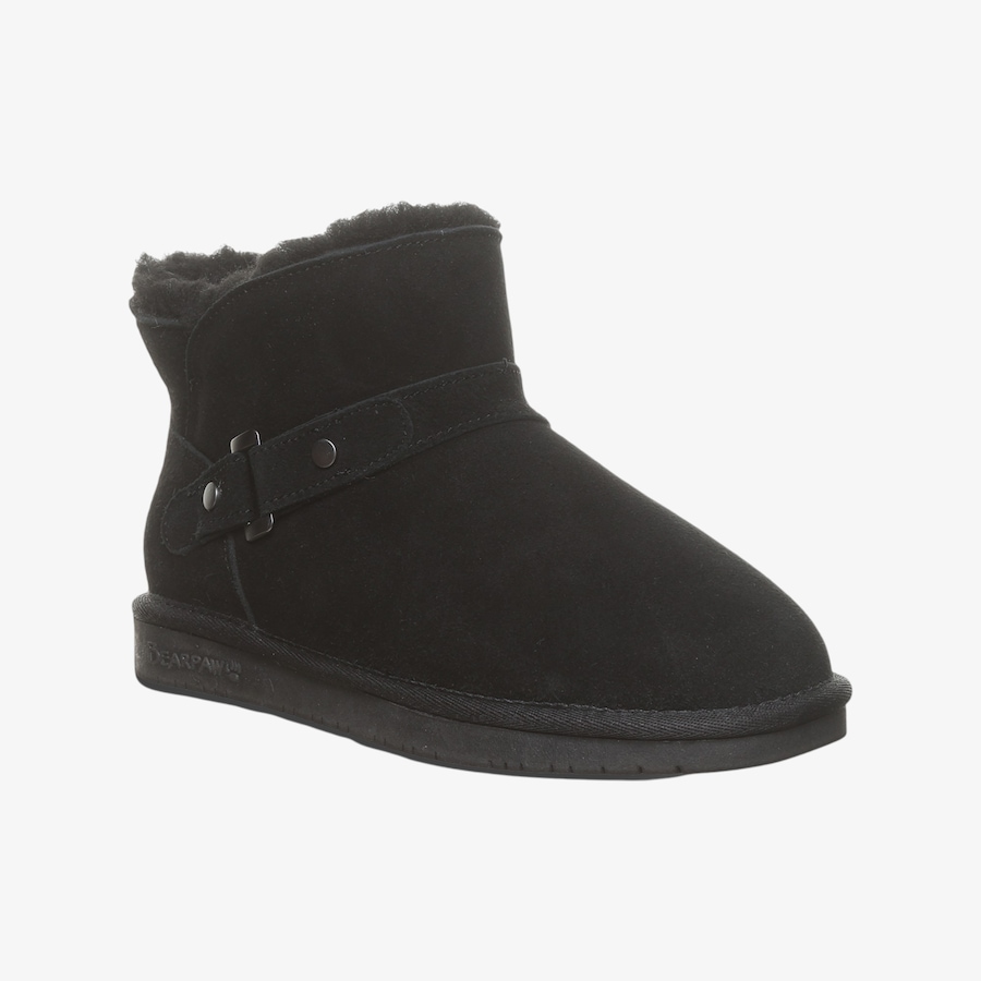Image 134146_BLK.jpg, Product 134-146 / Price $59.99, Bearpaw Gabby Short Boot with Buckle from BEARPAW Footwear on TSC.ca's Shoes department