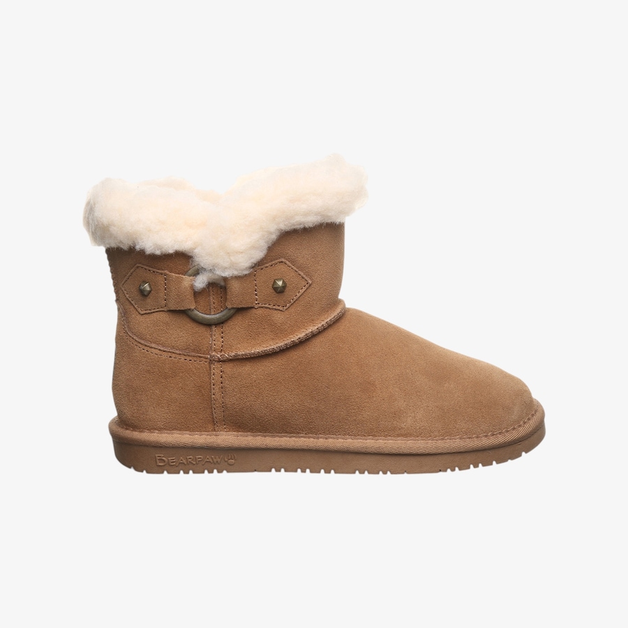 Image 134147_ALTMORE1.jpg, Product 134-147 / Price $59.99, Bearpaw Wren Short Boot with Faux Fur Trim from BEARPAW Footwear on TSC.ca's Shoes department