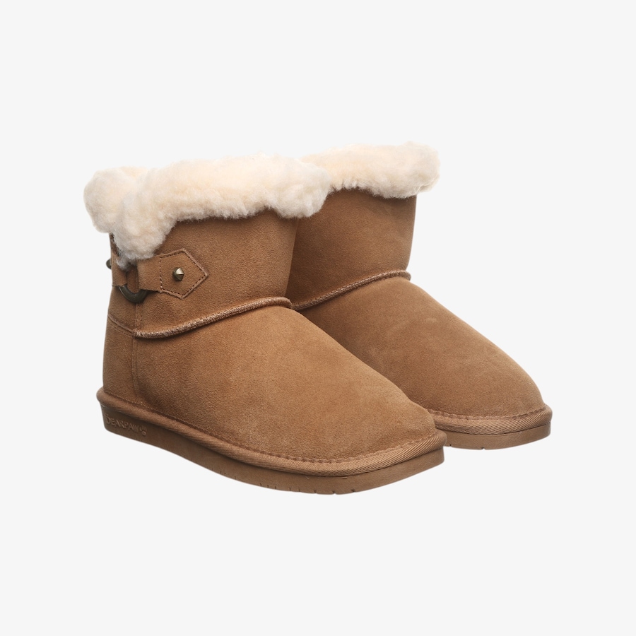 Image 134147_ALTMORE4.jpg, Product 134-147 / Price $59.99, Bearpaw Wren Short Boot with Faux Fur Trim from BEARPAW Footwear on TSC.ca's Shoes department