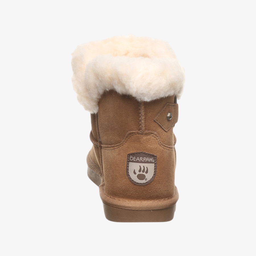Image 134147_ALTMORE6.jpg, Product 134-147 / Price $59.99, Bearpaw Wren Short Boot with Faux Fur Trim from BEARPAW Footwear on TSC.ca's Shoes department