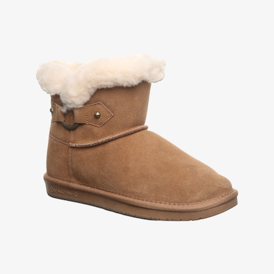 Bearpaw Wren Short Boot with Faux Fur Trim