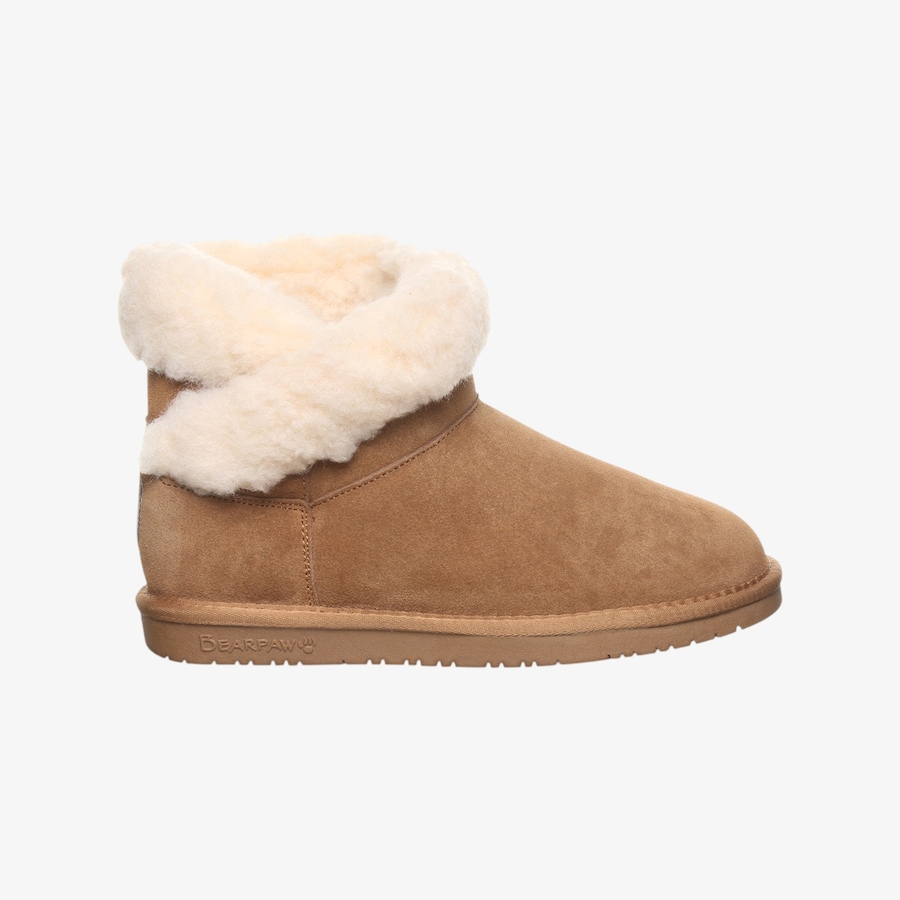 Image 134148_ALTMORE2.jpg, Product 134-148 / Price $59.99, Bearpaw Franie Short Boot with Faux Fur Trim from BEARPAW Footwear on TSC.ca's Shoes department