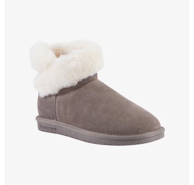 Bearpaw Franie Short Boot with Faux Fur Trim