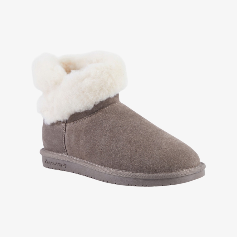 Image 134148_MORL.jpg, Product 134-148 / Price $59.99, Bearpaw Franie Short Boot with Faux Fur Trim from BEARPAW Footwear on TSC.ca's Shoes department