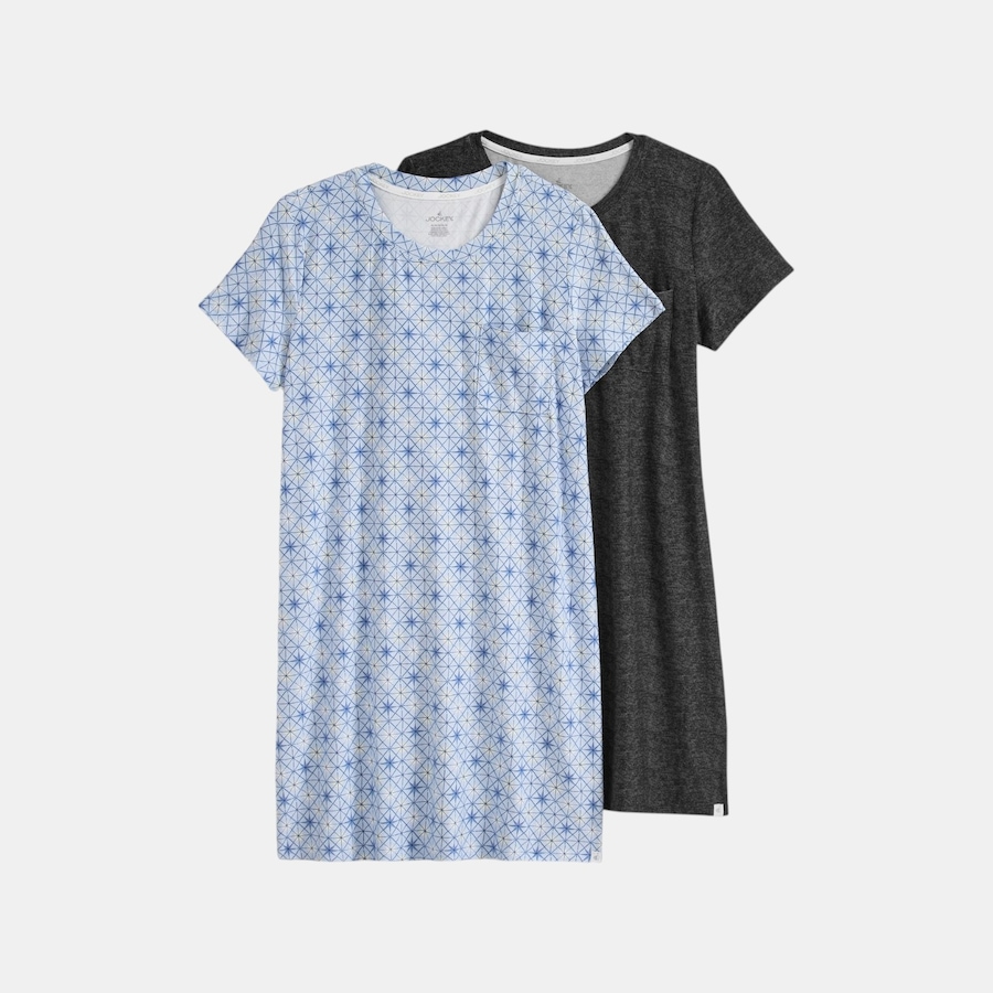 Image 134223_BLBSS.jpg, Product 134-223 / Price $68.00, Jockey 2-pack Soft Cool Sleepshirt from Jockey on TSC.ca's Fashion department
