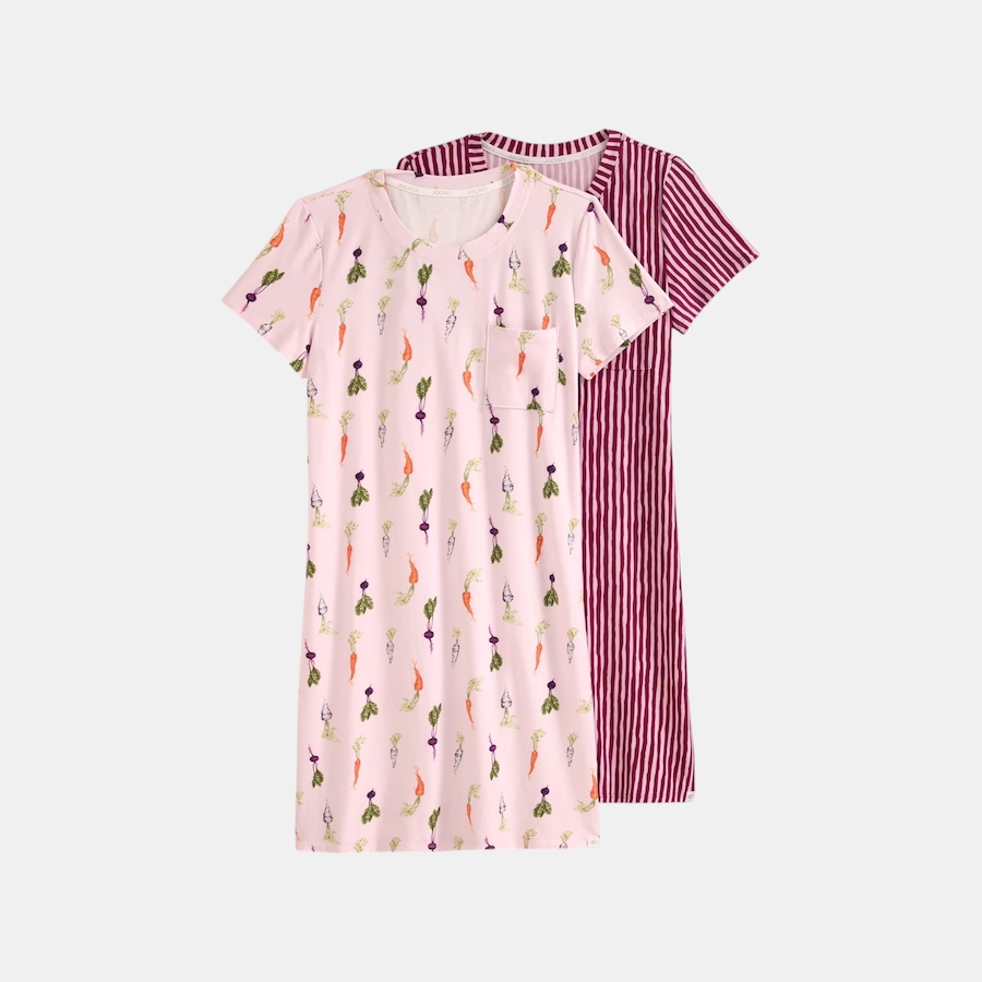 Image 134223_VEGSS.jpg, Product 134-223 / Price $68.00, Jockey 2-pack Soft Cool Sleepshirt from Jockey on TSC.ca's Fashion department