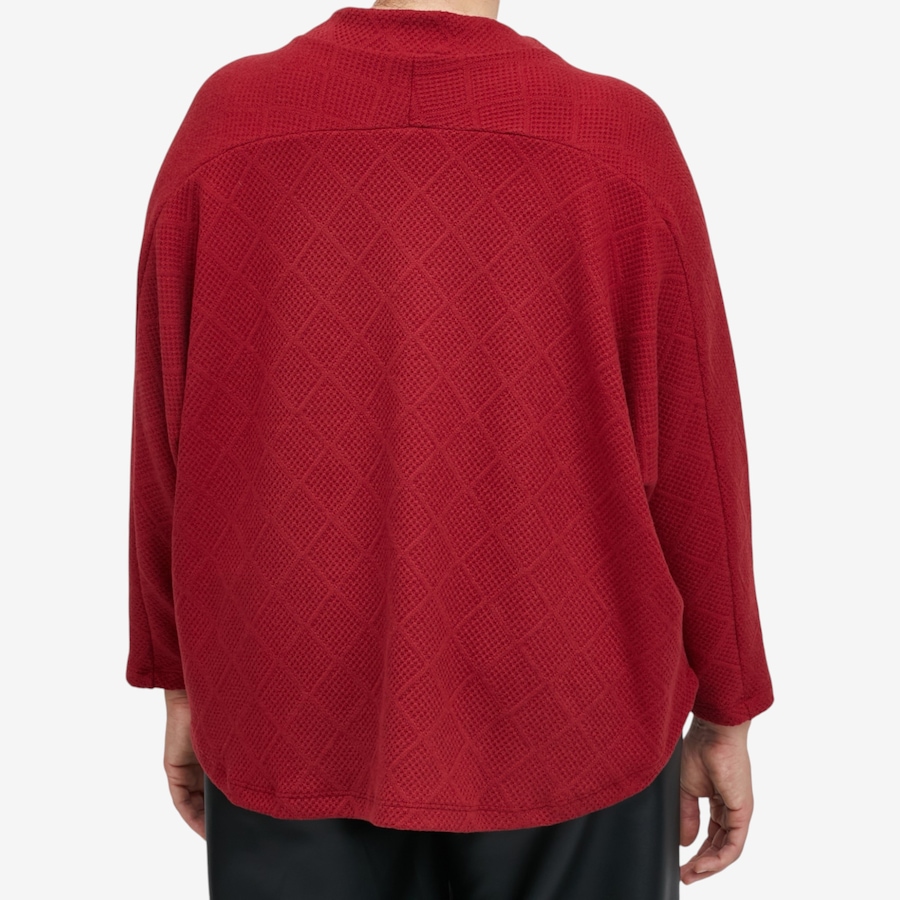 Image 134227_ALTMORE1.jpg, Product 134-227 / Price $54.99, Kim & Co. Soft Diamond Knit Relaxed High Neck Top from Kim & Co. on TSC.ca's Fashion department