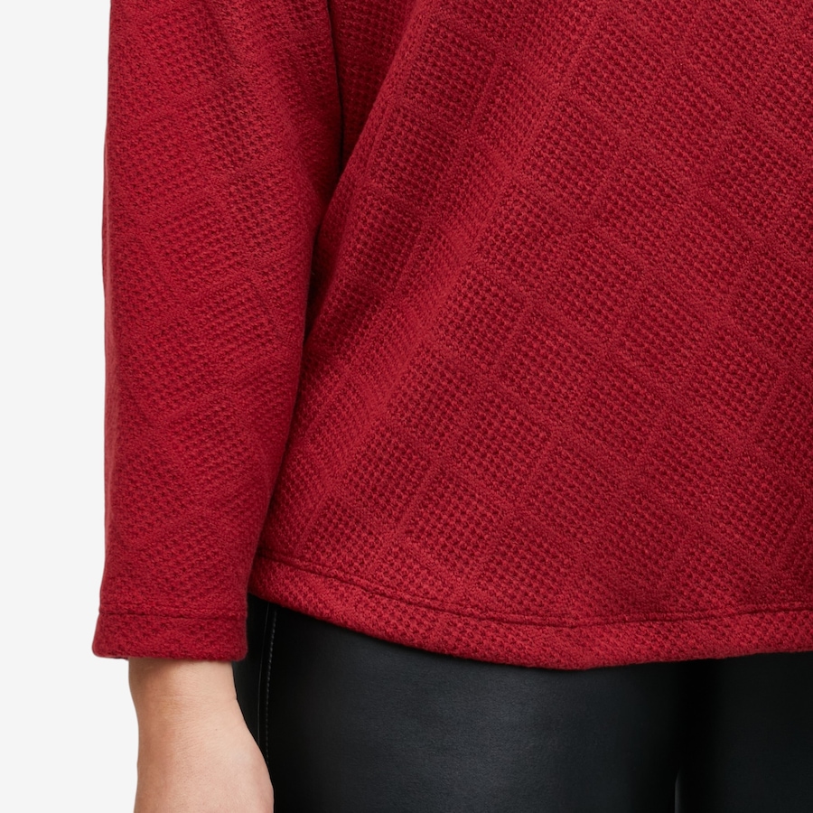 Image 134227_ALTMORE2.jpg, Product 134-227 / Price $54.99, Kim & Co. Soft Diamond Knit Relaxed High Neck Top from Kim & Co. on TSC.ca's Fashion department