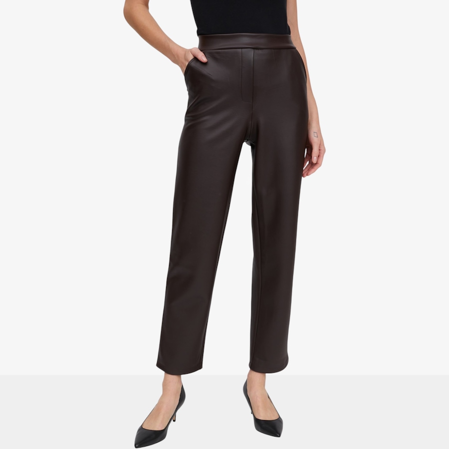 Image 134232_COF.jpg, Product 134-232 / Price $89.99, Kim & Co. Stretch Leather Look Krissy Narrow Leg Pant from Kim & Co. on TSC.ca's Fashion department