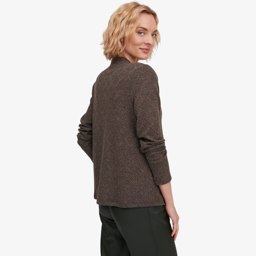 Image 134235_ALTMORE2.jpg, Product 134-235 / Price $79.99, Kim & Co. Soft Diamond Knit Button Front Long Sleeve Cardigan from Kim & Co. on TSC.ca's Fashion department