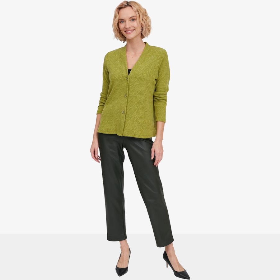 Image 134235_ALTMORE3.jpg, Product 134-235 / Price $79.99, Kim & Co. Soft Diamond Knit Button Front Long Sleeve Cardigan from Kim & Co. on TSC.ca's Fashion department