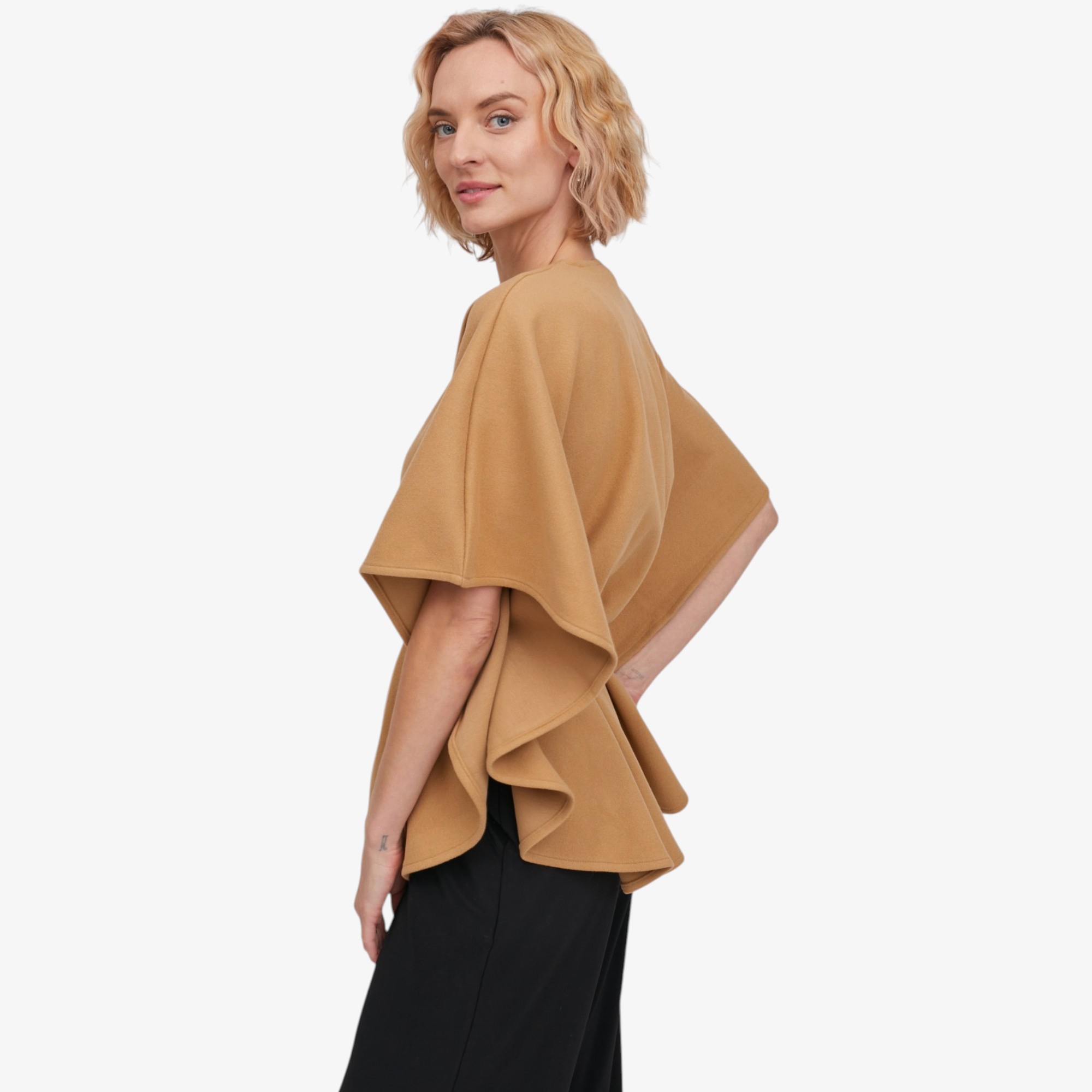 Kim & Co. Cashmere Look Sash Poncho - TSC.ca