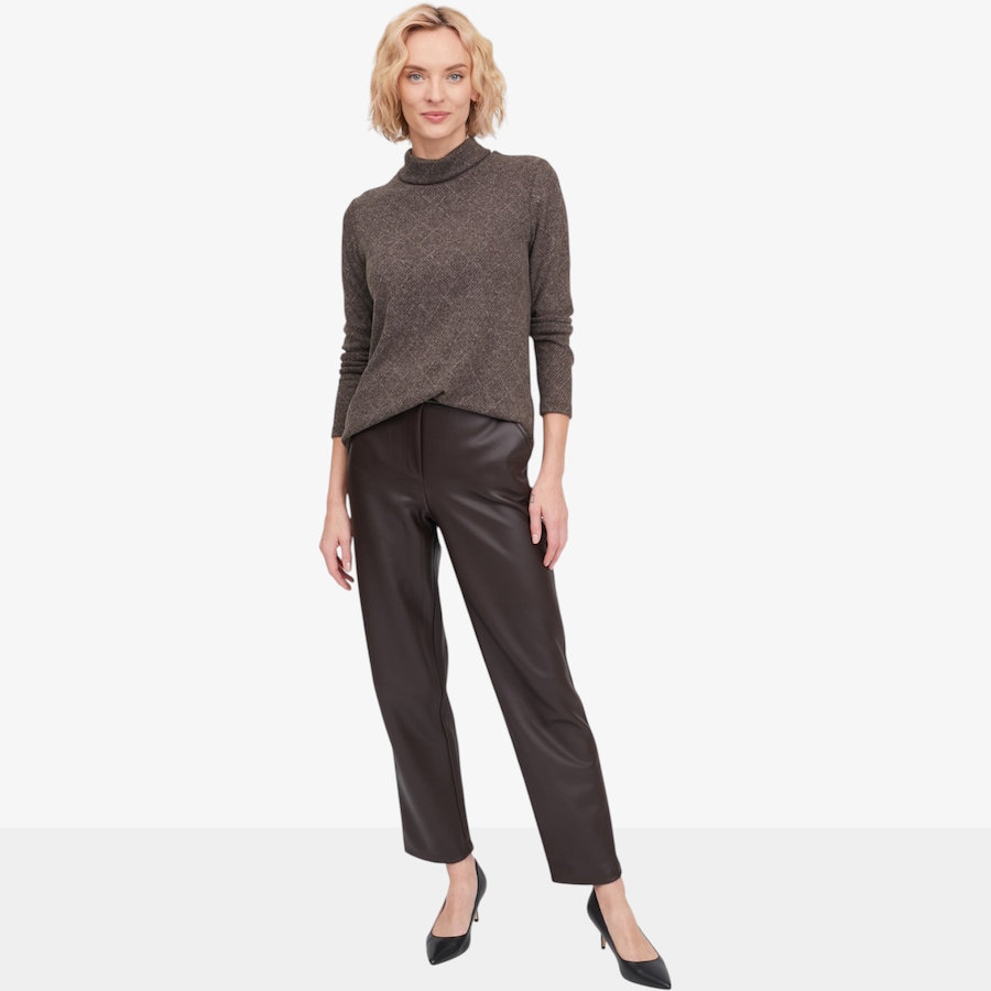Image 134240_ALTMORE4.jpg, Product 134-240 / Price $69.99, Kim & Co. Soft Diamond Knit Long Sleeve Turtle Neck from Kim & Co. on TSC.ca's Fashion department