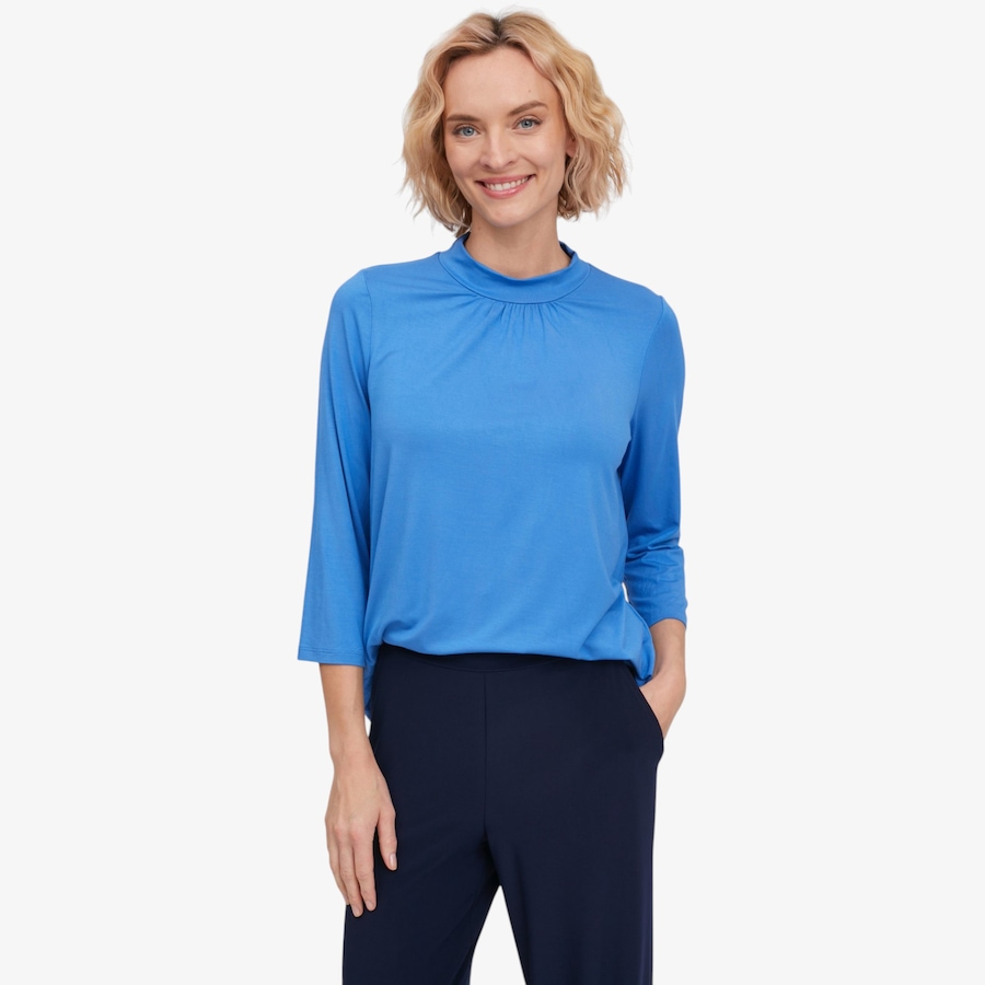 Image 134246_PYBLU.jpg, Product 134-246 / Price $69.99, Kim & Co. Viscose Jersey Double Turned High Neck Collar from Kim & Co. on TSC.ca's Fashion department