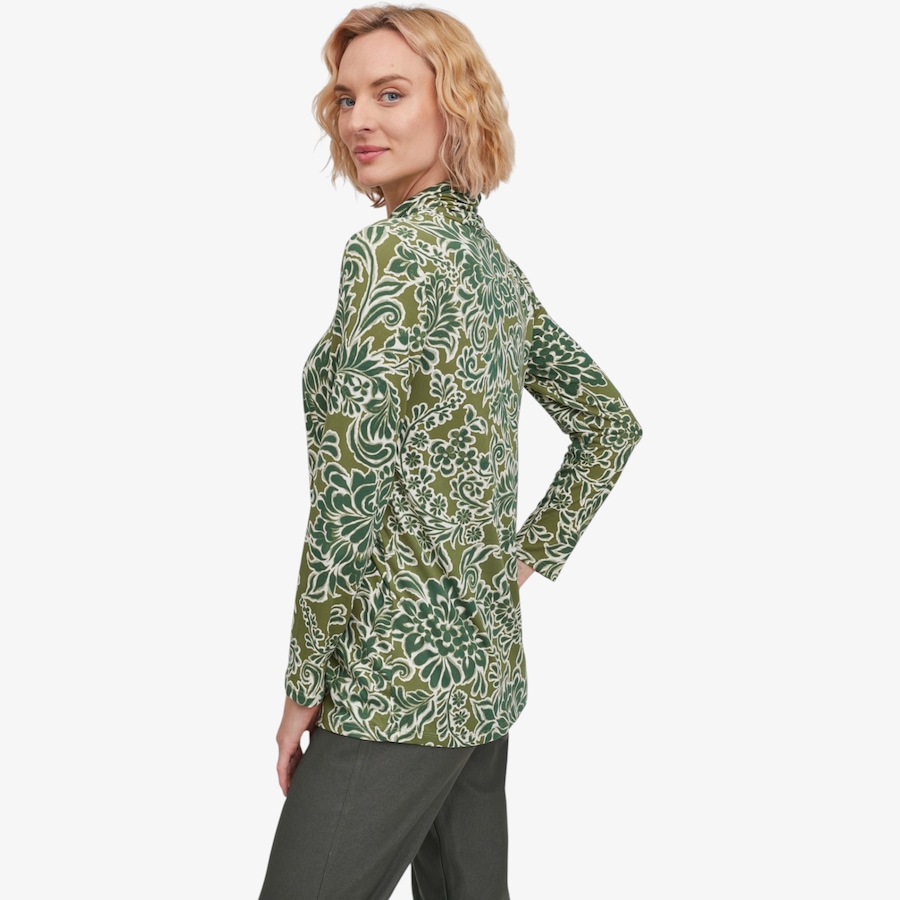 Image 134254_ALTMORE1.jpg, Product 134-254 / Price $69.99, Kim & Co. Printed Brushed Venechia Cowl Neck Long Sleeve Tunic from Kim & Co. on TSC.ca's Fashion department