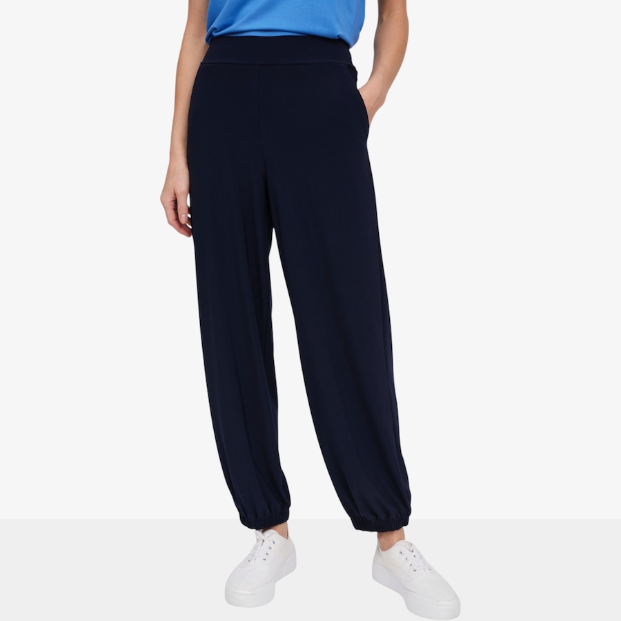 Image 134256_NVY.jpg, Product 134-256 / Price $69.99, Kim & Co. Deluxe Brazil Knit Blouson Pant with Pockets from Kim & Co. on TSC.ca's Fashion department