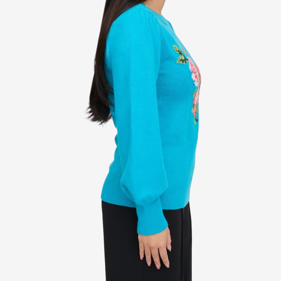 Image 134267_ALTMORE1.jpg, Product 134-267 / Price $84.99, C Wonder Floral Intarsia Puff Sleeve Sweater from C. Wonder on TSC.ca's Fashion department