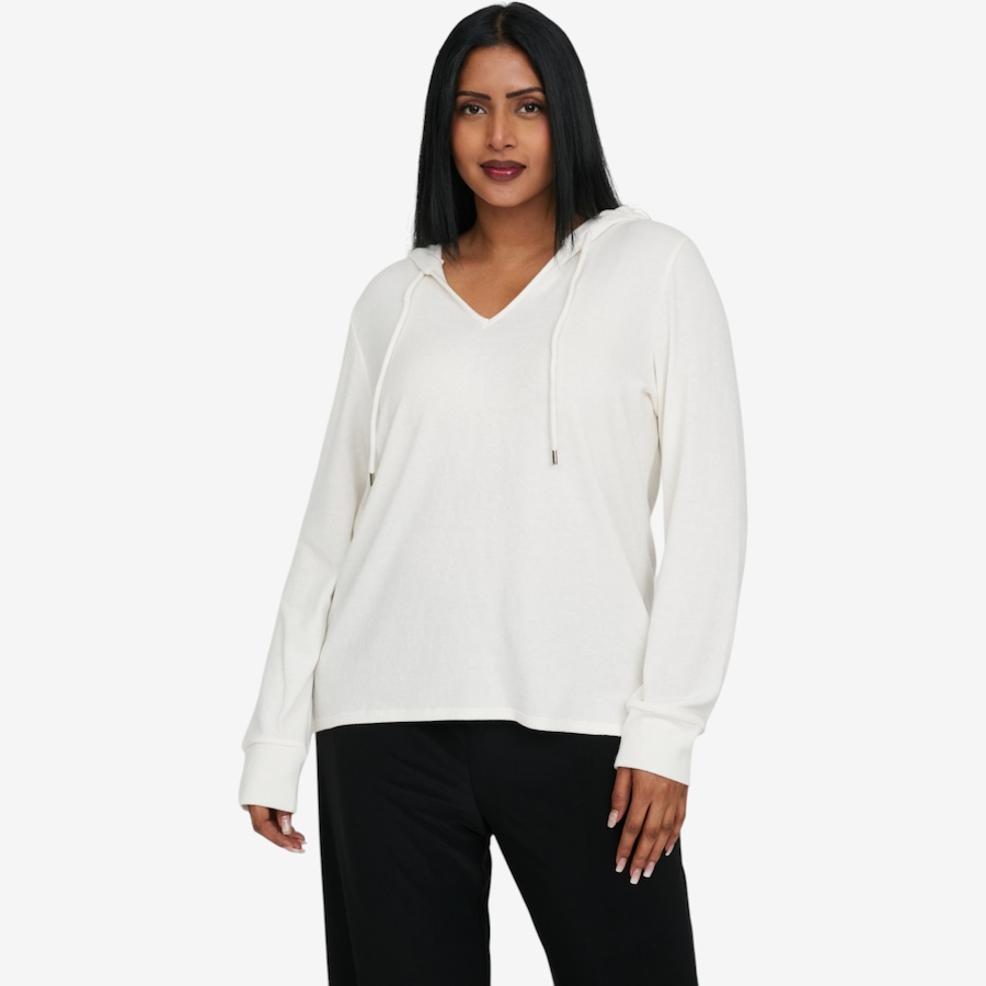 Image 134292_IVR.jpg, Product 134-292 / Price $59.99, Carrie O Luxe Soft Cashmere Feel Michelle Hoodie from Carrie O on TSC.ca's Fashion department