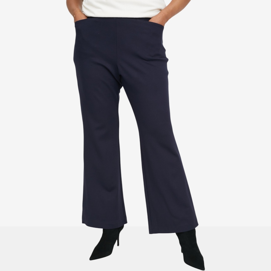 Image 134293_NVY.jpg, Product 134-293 / Price $69.99, Carrie O New Supreme Ponte Soft Flare Pant from Carrie O on TSC.ca's Fashion department